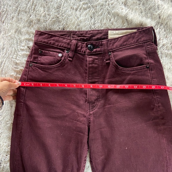 rag & bone Maya High rise Ankle Slim Straight Leg Jeans sz 27 - Picture 13 of 13